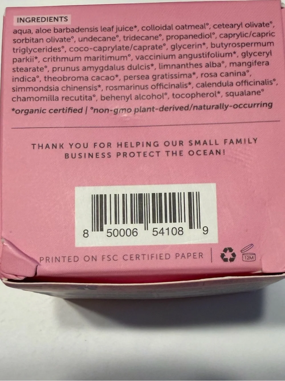 EARTH HARBOR SIREN SILK BIO-RETINOL HYDRATION CREAM (Full Size/2oz/NWB)
